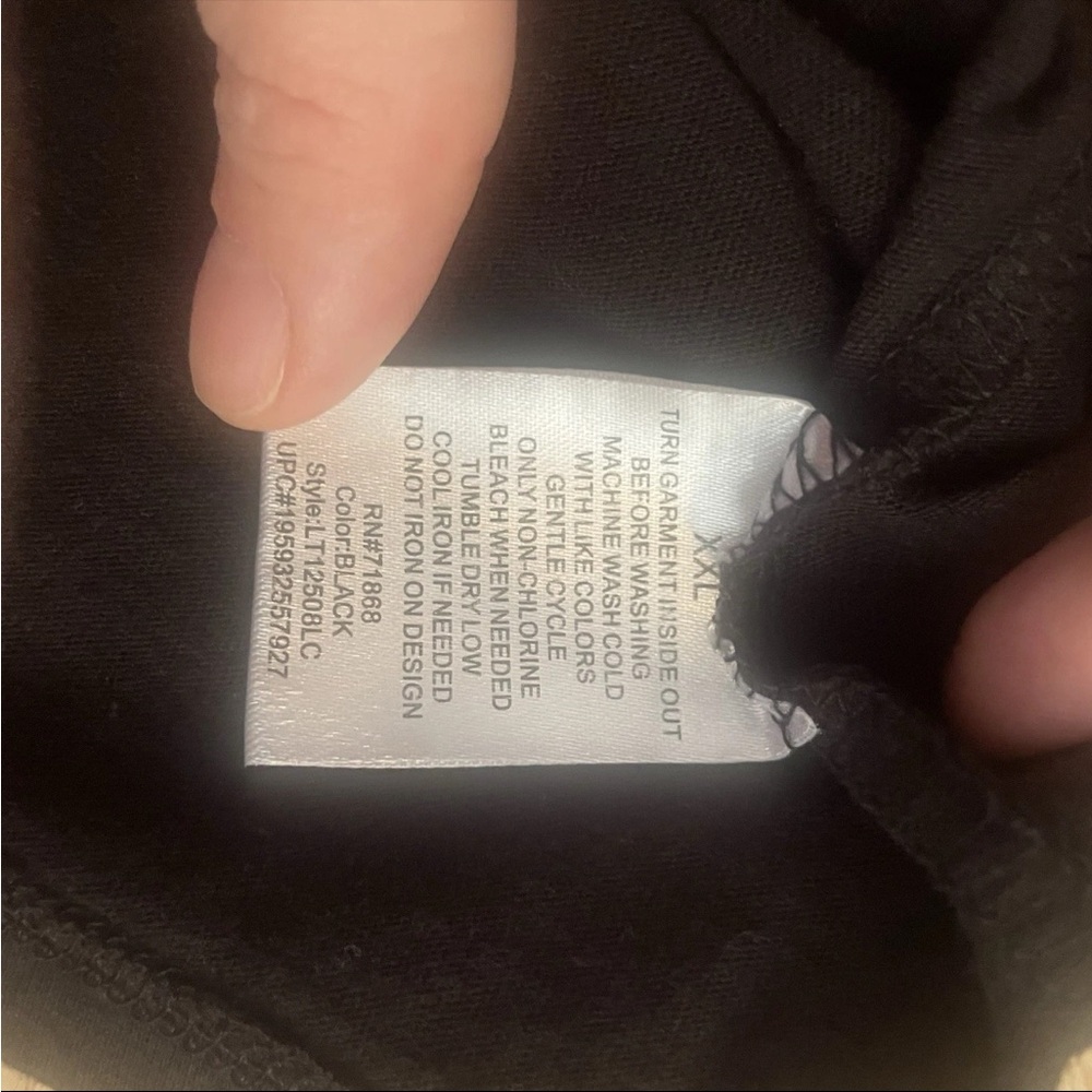 Disney Nightmare Before Christmas Womens Tshirt Black XXL Short Sleeve Cotton - Picture 8 of 8